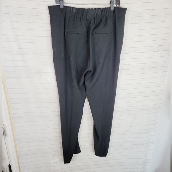 VINCE BLACK PULL ON TROUSER PANTS, SZ LARGE - Picture 5 of 14